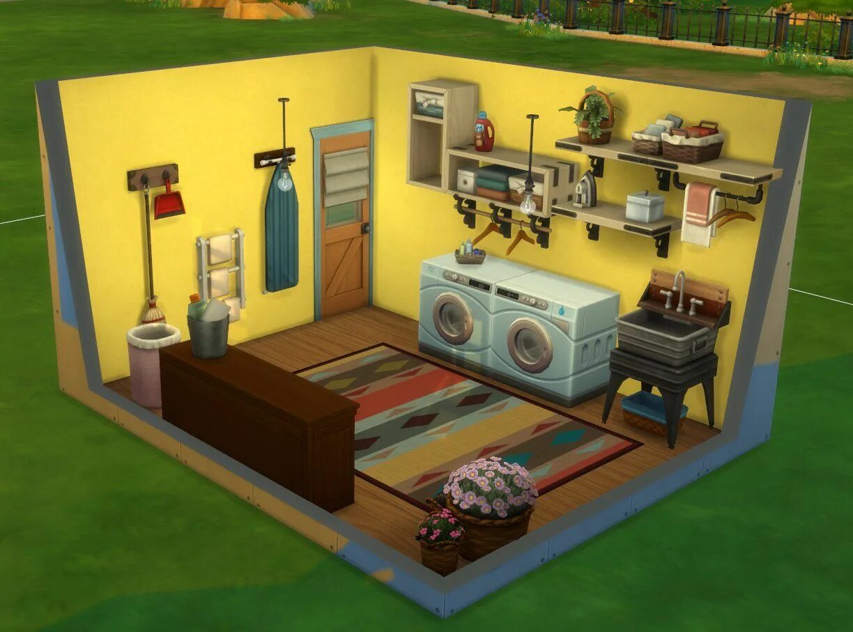 Скрытые предметы в симс 4. Sims 4 прачечная. the sims 4 стиральная комната. постирочная симс 4. моды симс 4 прачечная.