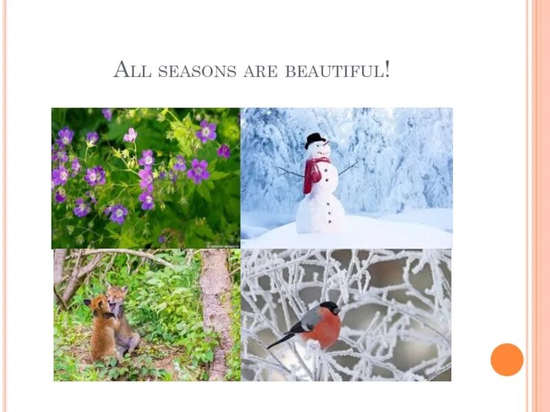 Картинка к тексту all Seasons are beautiful. All Seasons are beautiful текст 3 класс русский. «All Seasons are beautiful» Ted and Tom. Which Seasons are working in era Launcher. Seasons are beautiful