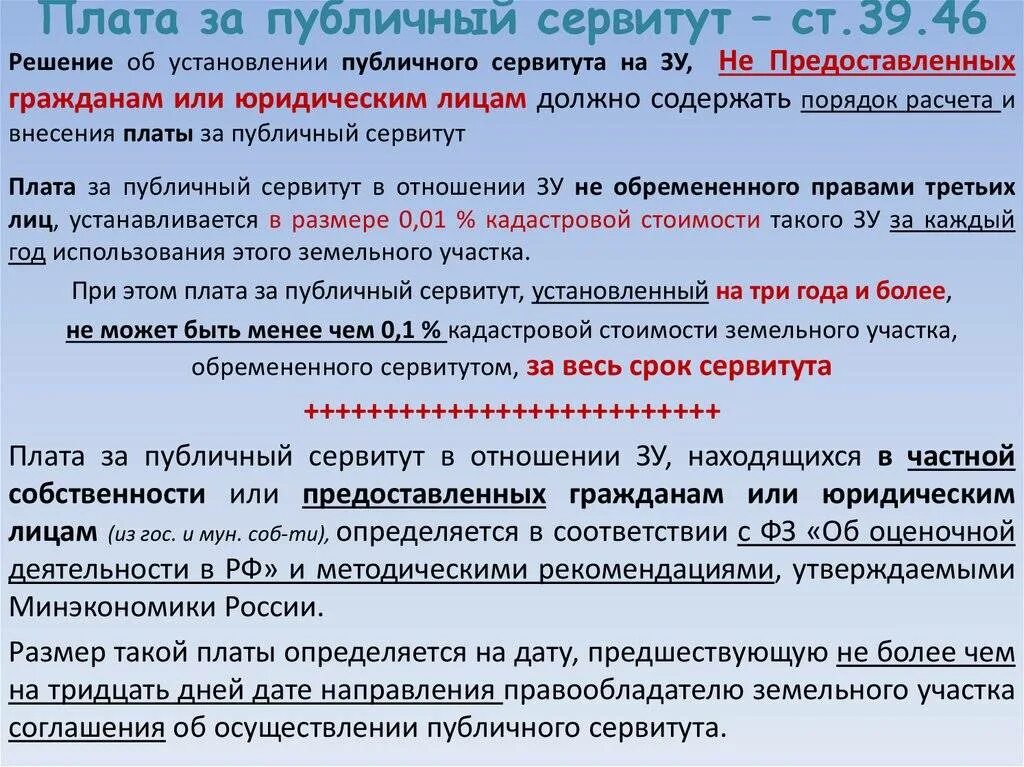 Собственник земельного участка обремененного сервитутом