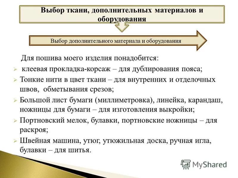 Выбор дополнительных материалов. Выбор дополнительных материалов и оборудования. выбор ткани материалов и оборудования. выбор дополнительных материалов и оборудования для юбки. выбор ткани дополнительных материалов и оборудования для юбки.