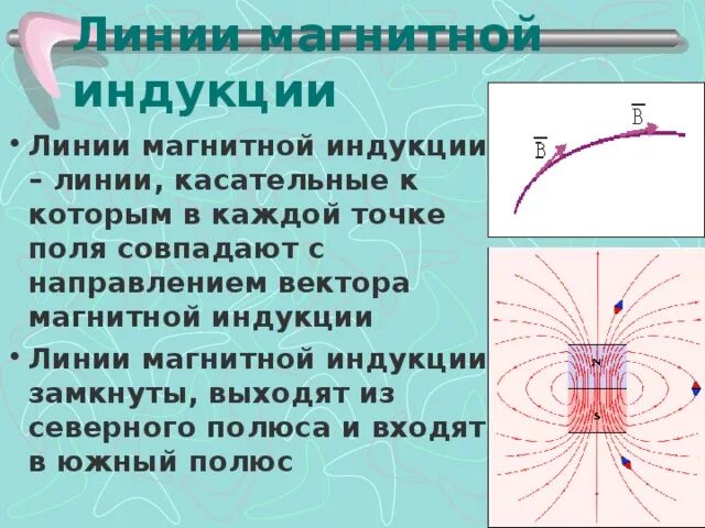 Виды линий магнитной индукции. Линии магнитной индукции. Силовые линии магнитной индукции. Магнитно силовые линии линии индукции. Линии индукции направлены от.