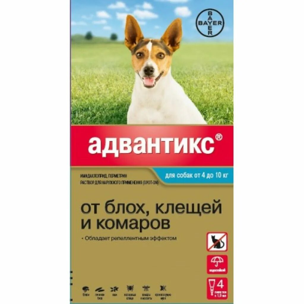 Адвантикс для собак до 4 кг. Байер Адвантикс для собак 4-10 кг. Байер Адвантикс для собак. Капли от клещей Адвантикс. Адвантейдж капли на холку от блох для собак 4-10 кг.