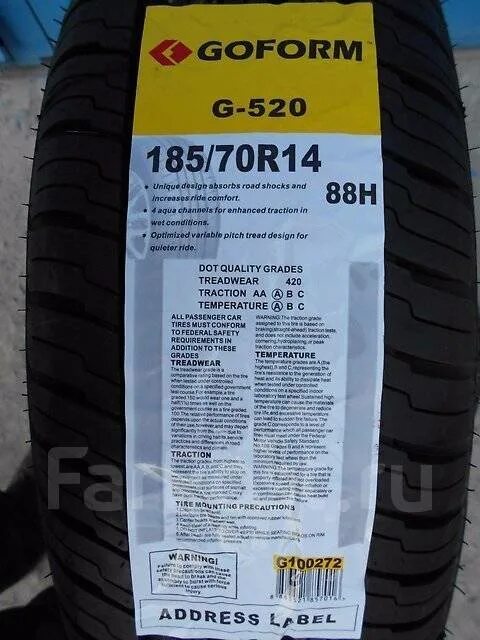 Авито 185 65 14 купить. 185/65r15 лето Goform g520. Шина Goform g520 185/65 r15. Goform шины 185/65 r14. Гоформ зима 185/65/15.