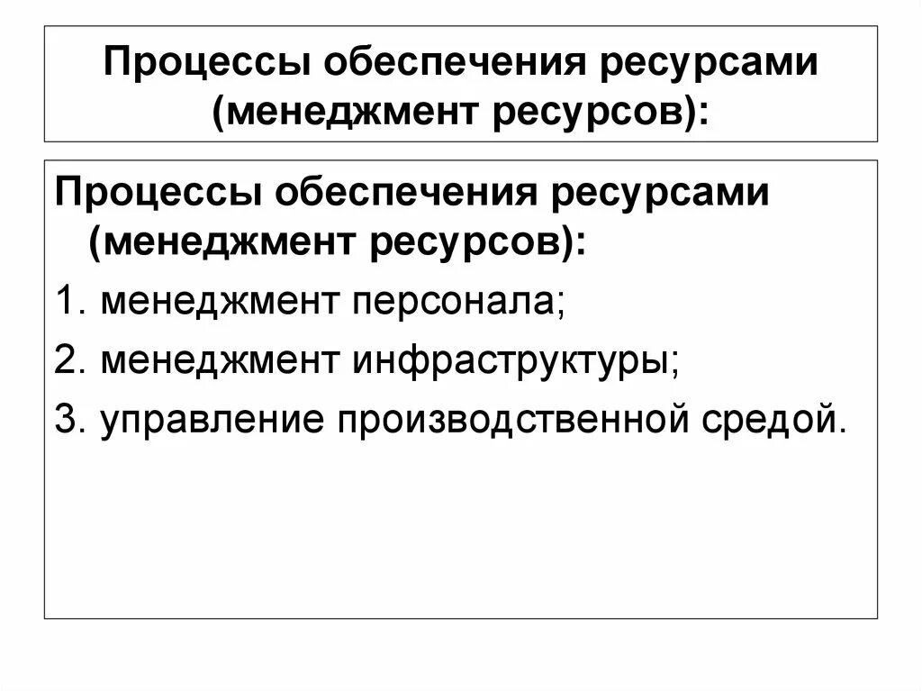 Обеспечение процессов. Процессы обеспечения ресурсами. Обеспечивающие ресурсы процесса это. Процесс обеспечения ресурсами является. Ресурсное обеспечение процесса