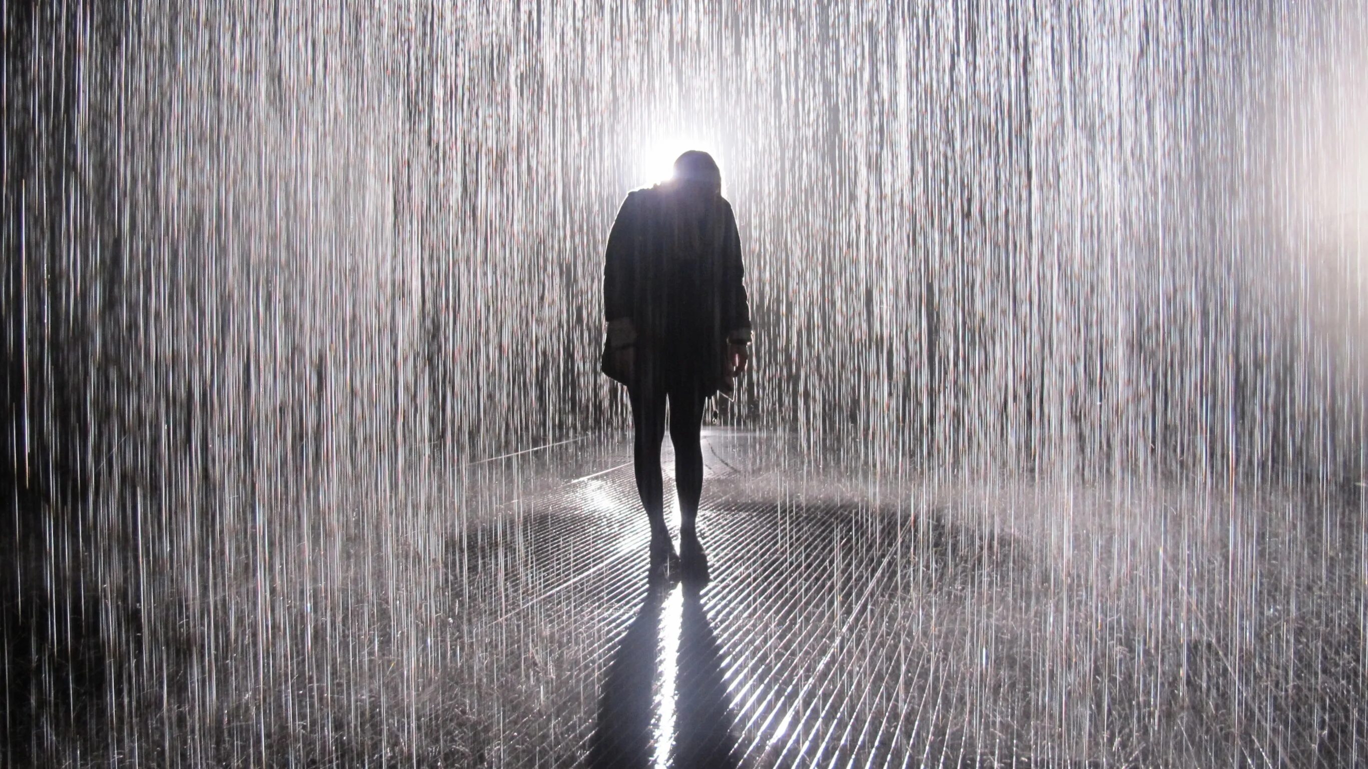 Drinking in the rain