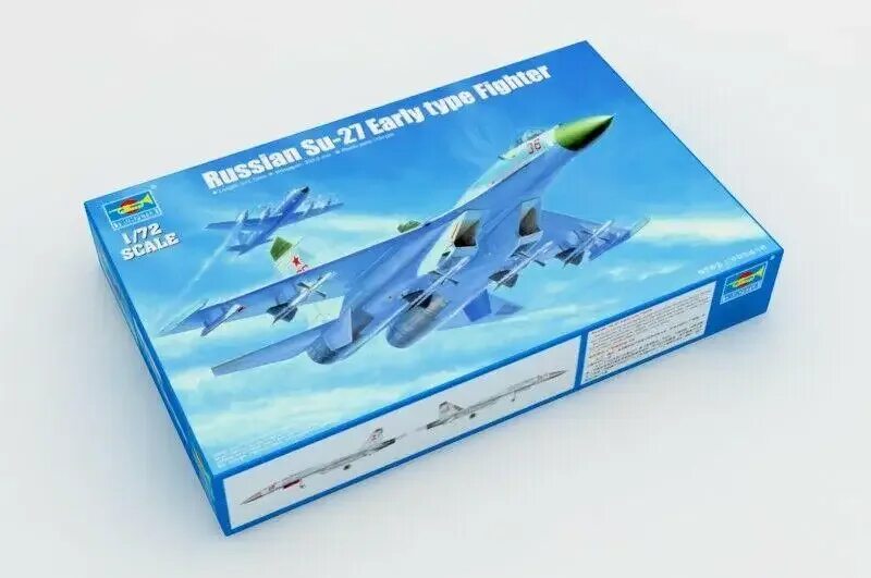 1/72 Самолет Russian su-27 early Type Fighter (Trumpeter, 01661). Су-27 early Type 1:72 Трумпетер. Trumpeter 1/72 01661. Су-34 1/72 Trumpeter. Сборные модели trumpeter