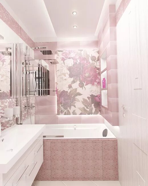 15 Chic and Pretty Pink Bathroom Designs Home Design Lover Pink bathrooms design