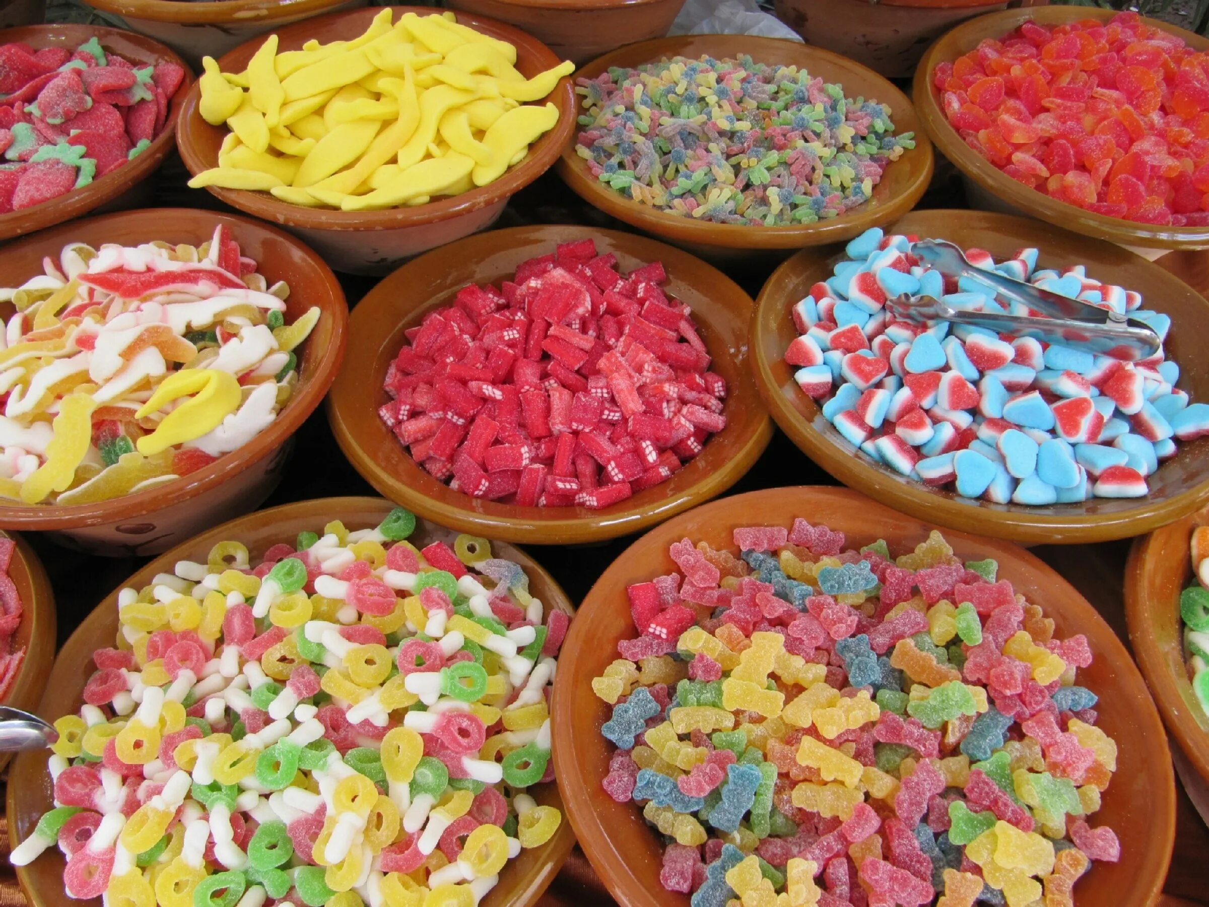 You eat many sweets