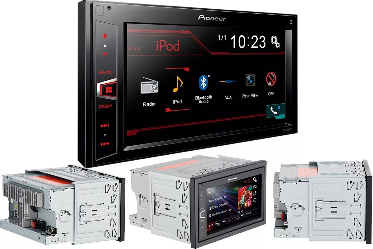 Купить магнитолу 2 1. Pioneer MVH 190 2din. Автомагнитола Pioneer 2 din. Pioneer MVH 2din.