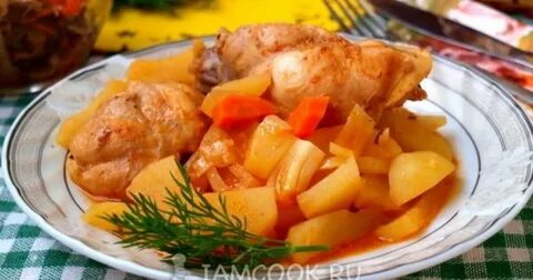 Рагу из кролика с овощами