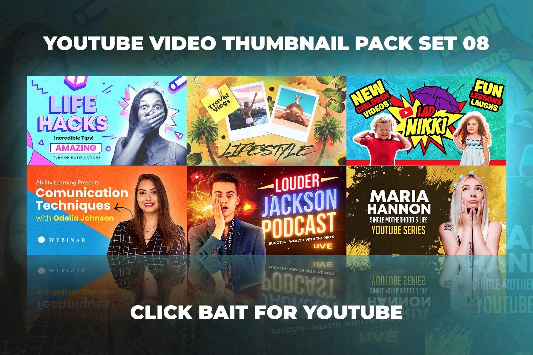 Set thumbnail. Youtube thumbnail template. youtube thumbnail design. youtube thumbnails gaming design. psd youtube thumbnail template.