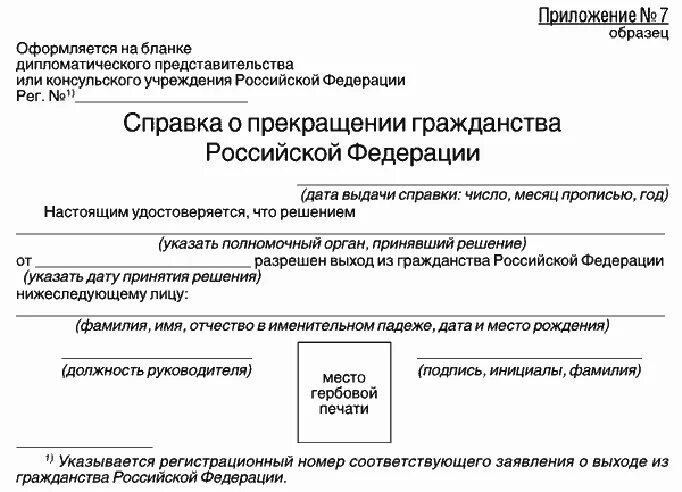 Вышли из российского гражданства. Заявление об отсутствии гражданства РФ. Справка о выходе из гражданства РФ. Справка о принятии гражданства РФ. Справка о прекращении гражданства России.