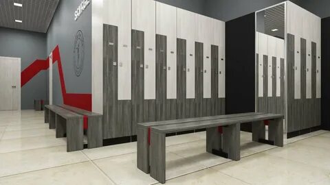 Раздевалки в фитнес залах