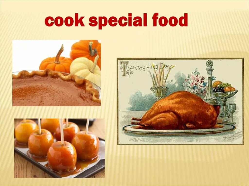 Cook special food