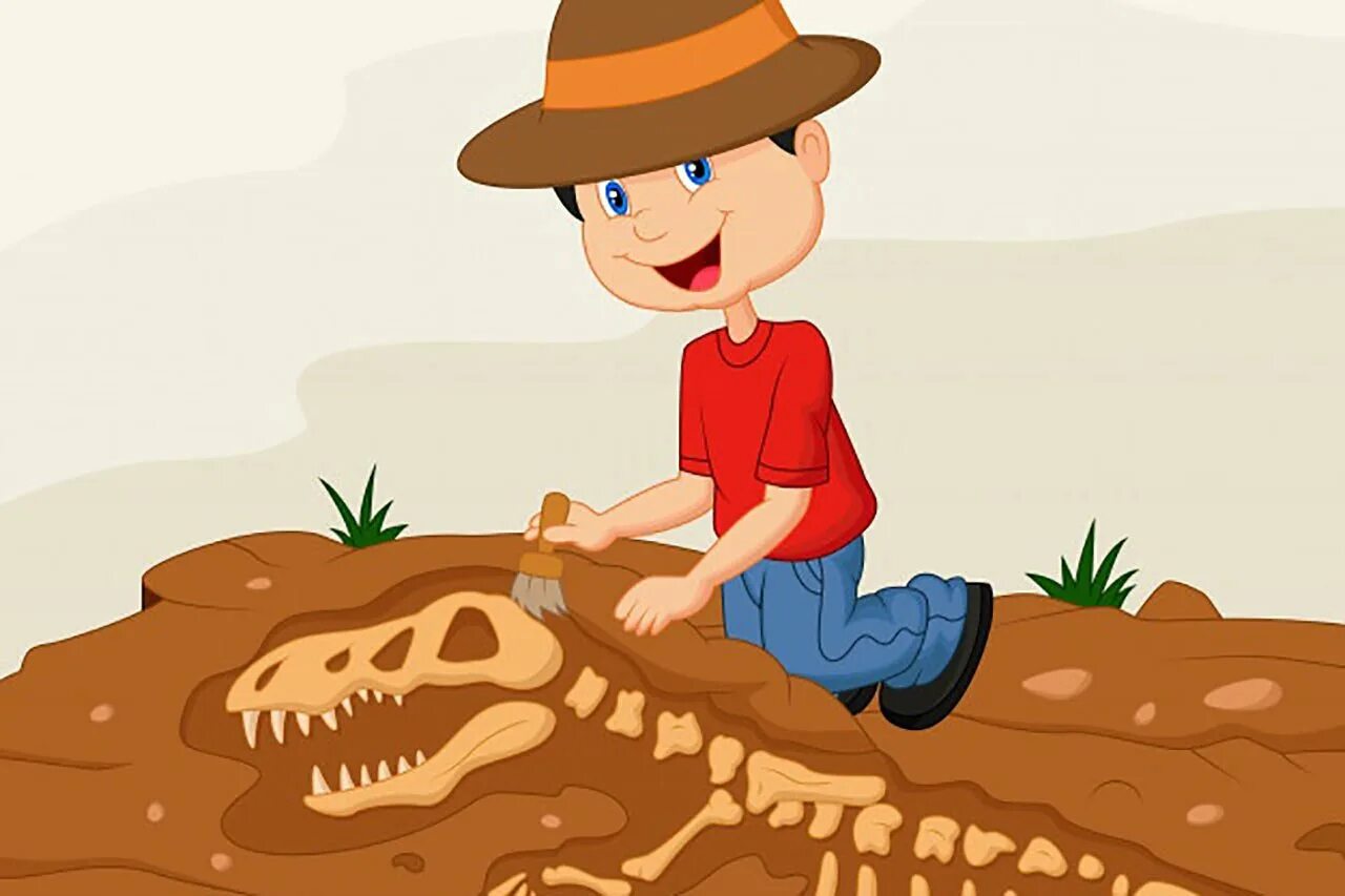 Археолог для детей. Палеонтолог для детей. Археология для дошкольников. Археологические раскопки динозавров мультяшные.
