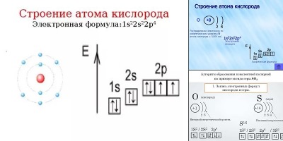 электронная формула кислорода