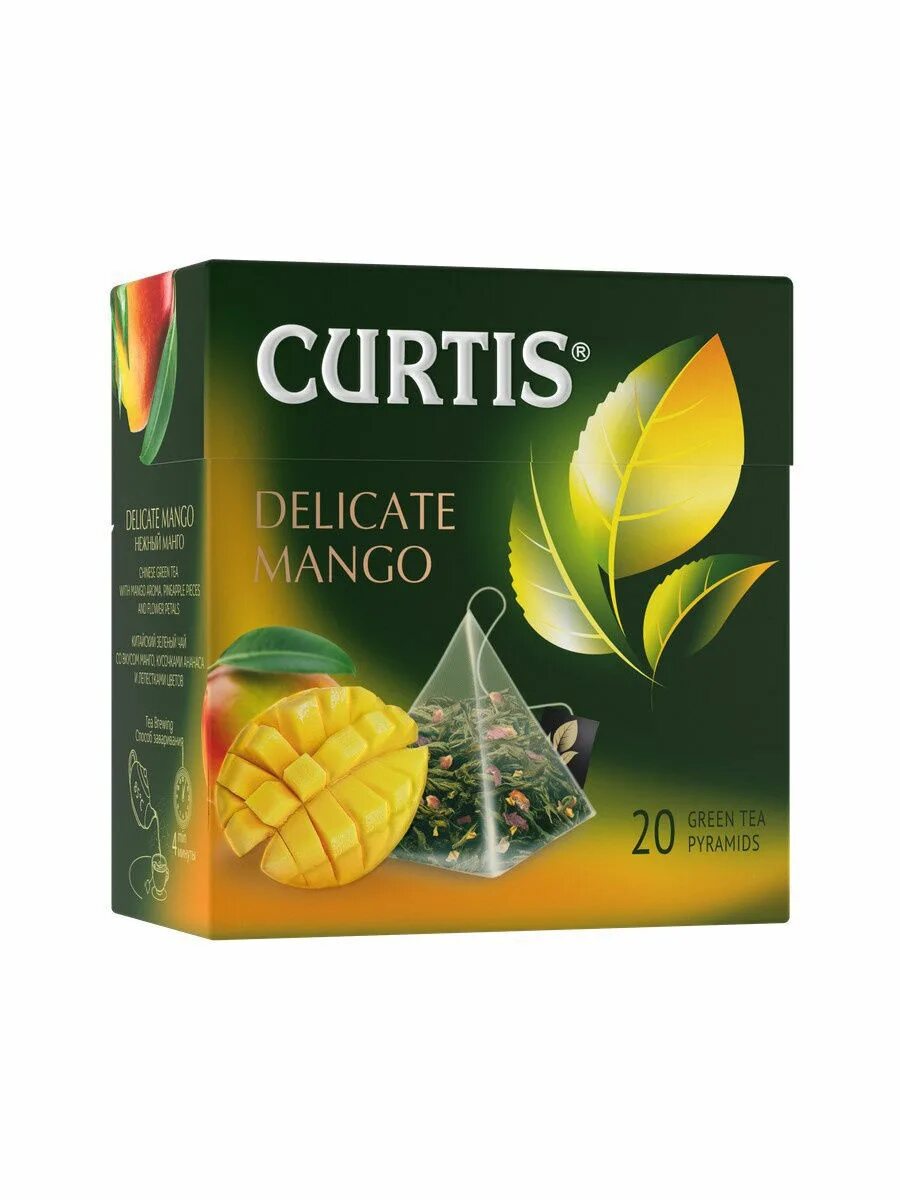 Чай кертис манго. Манговый чай пакетированный. 8 г. Чай кертис манго. Чай curtis 20пак delicate mango пирамидки.