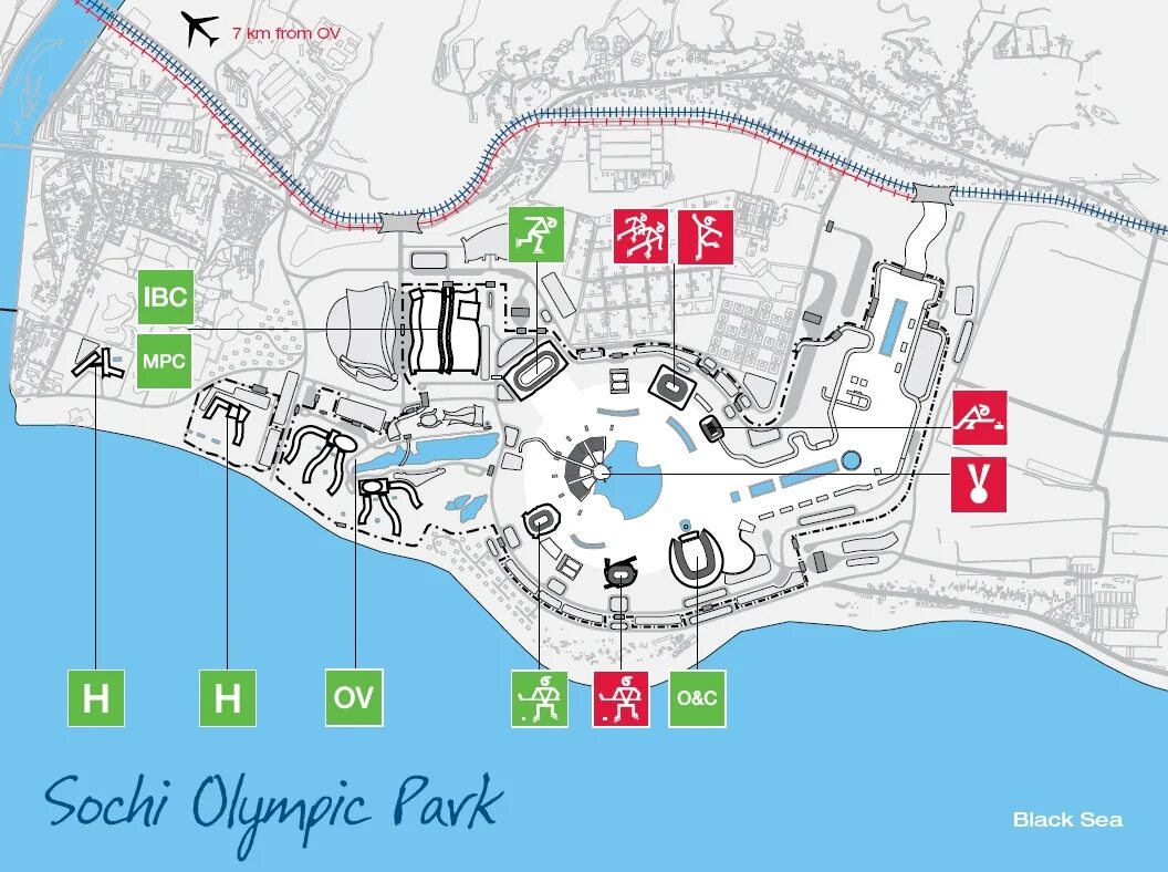 Олимпийские объекты в Сочи на карте. Олимпийский парк карта. Схема Олимпийских объектов в Сочи. Олимпийский парк Сочи схема.