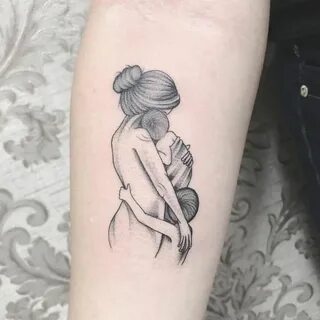Тату рука с ребенком эскизы