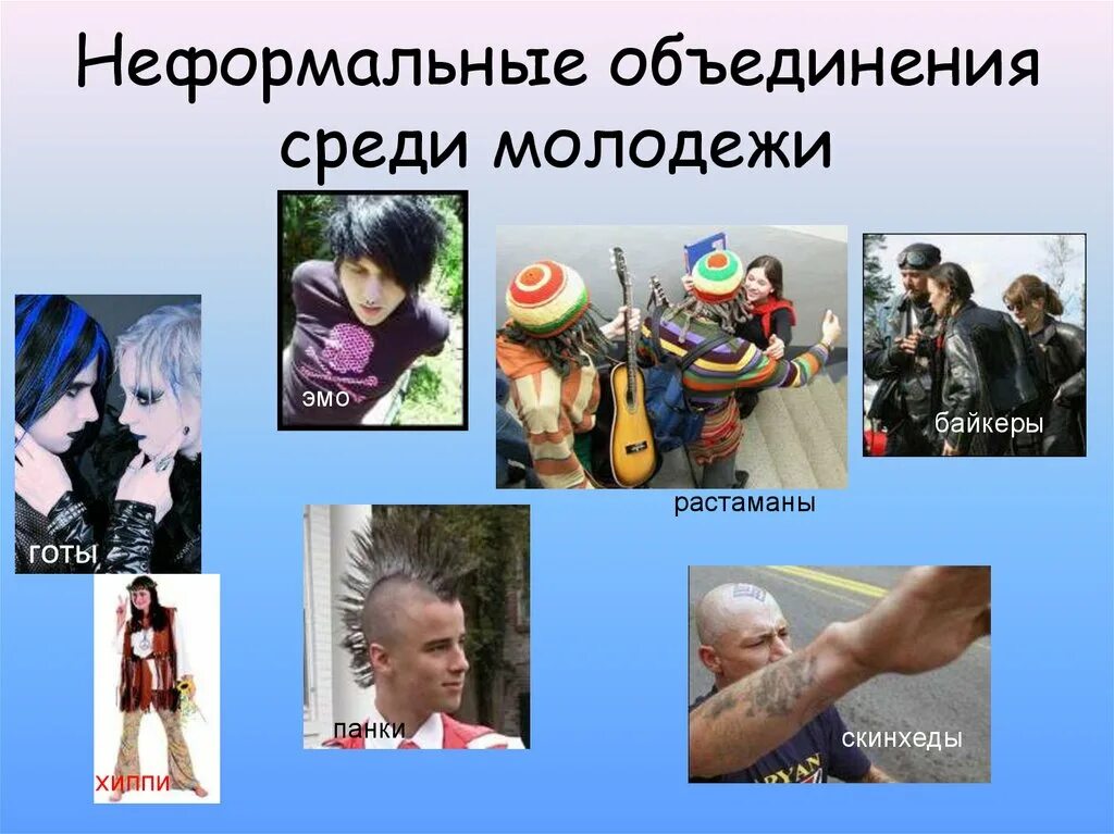 Какие есть молодежные движения