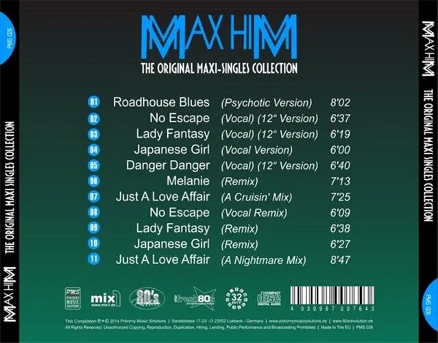Макси сингл. Max him - Original Maxi-Singles collection. Secret service the Maxi-Singles collection 1. Modern talking Maxi Singles collection. Max him 2014 the Original Maxi-Singles collection.