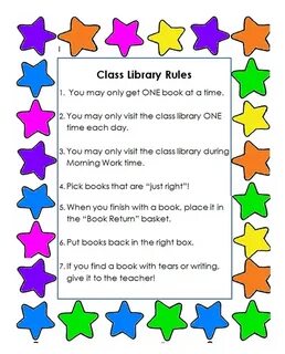 Library rules