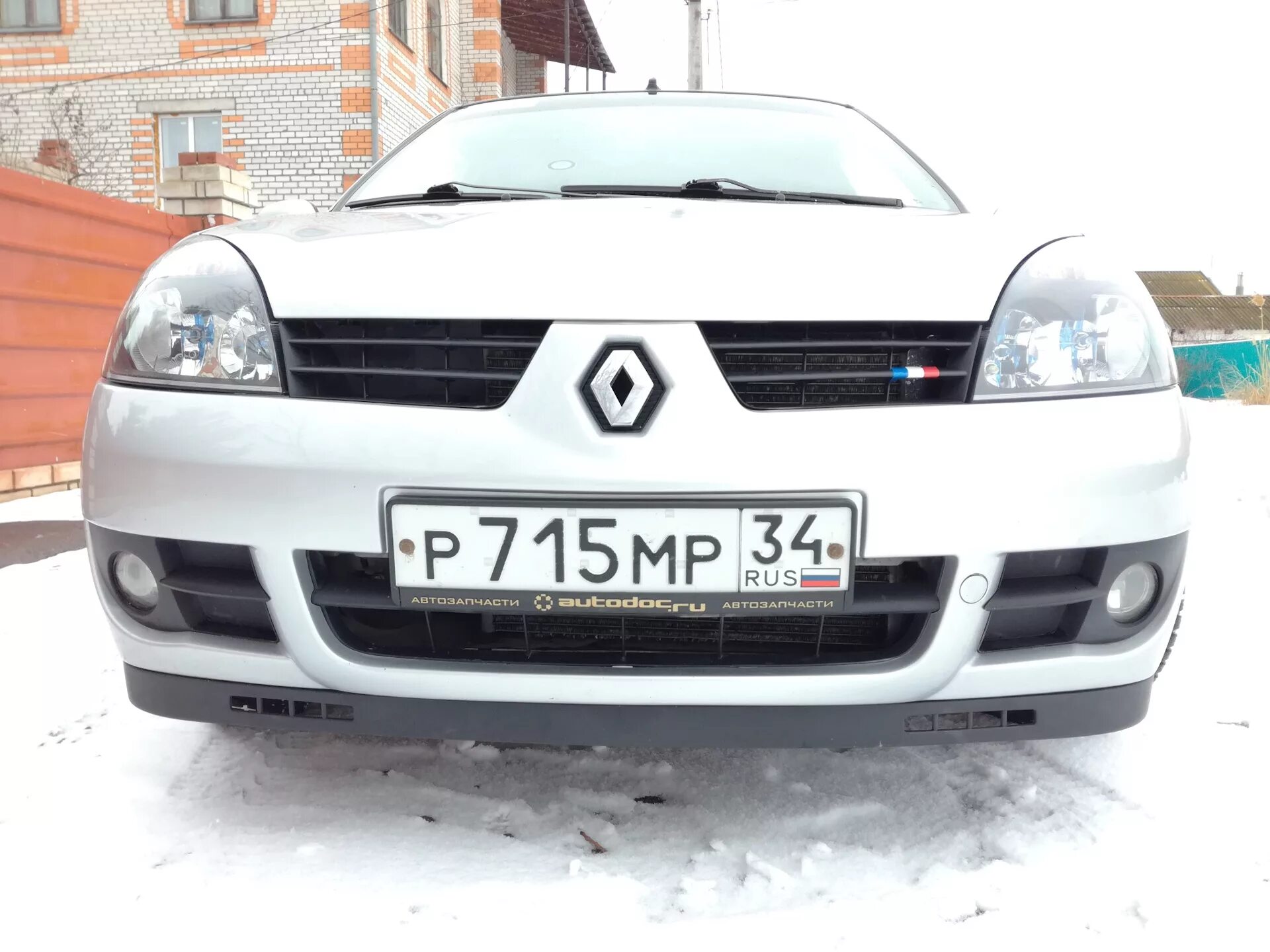 Спойлер переднего бампера - Renault Symbol, 1,4 л, 2007 года тюнинг DRIVE2