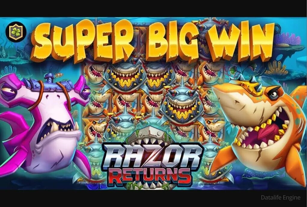 Razor Returns. Razor Returns Slot. Разор Шарк. Razer Slot. Shark demo