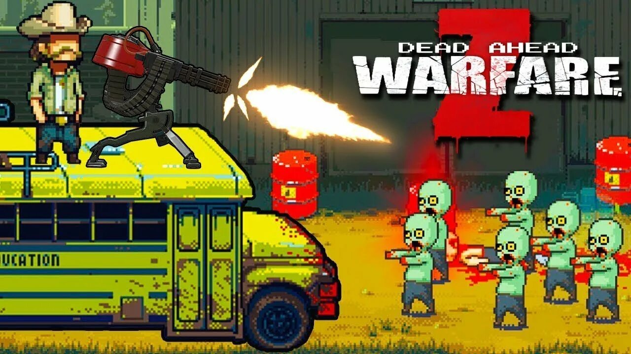 Автобус против зомби. Игра Dead ahead Warfare. Автобус против зомби игру.