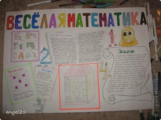 Идеи проектов для 5 класса по математике Что можно нарисовать на тему "Математика", какой рисунок