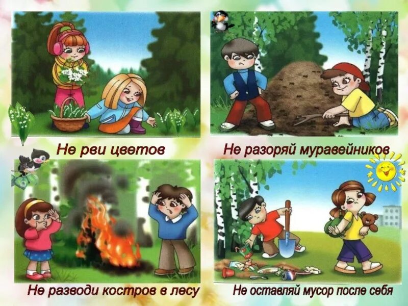 Что нельзя делать на природе. Правила поведения на природе. Правила поведения вмприроде. Правила поведения в Дему. Правила поведения в лесу для детей.