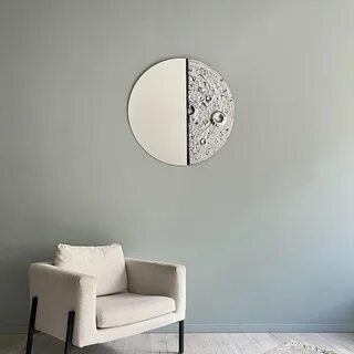 Зеркало Luna - это необычный и атмосферный предмет интерьера, который добав...