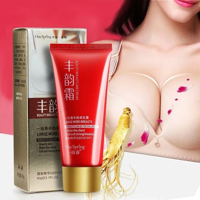 One Spring крем для тела Beauty breast Care, 60 г. Крем breast для увеличения груди. Косметический крем для подтяжки груди images Beauty plump breast Cream 60гр. Breast enhance Cream крем для увеличения груди.