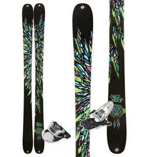 My friend skis