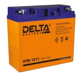 Аккумулятор delta dtm 1217