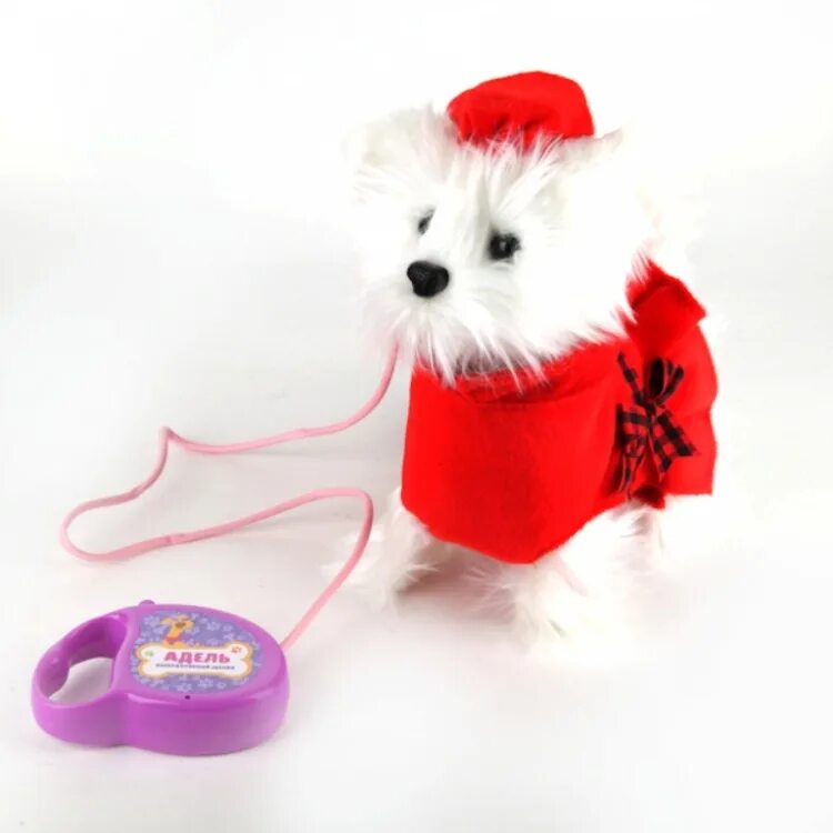 игрушка собака интерактивная ходит. маленькие игрушки. игрушка на батарейках "собака". игрушечная собака на батарейках. собачка.