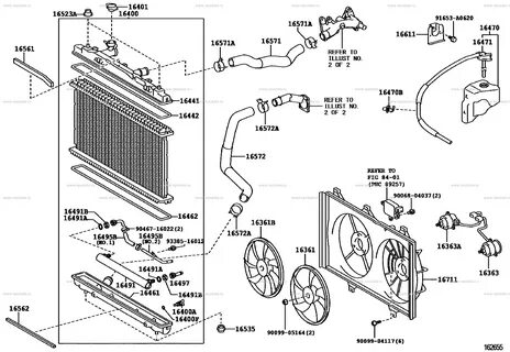 1999 toyota camry radiator fans only turn on with ac