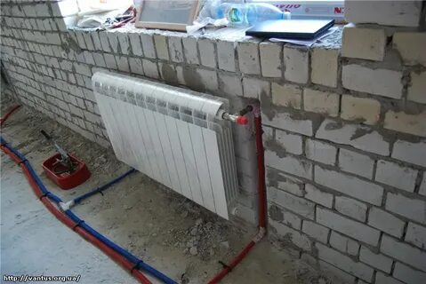 Подводка отопления в доме