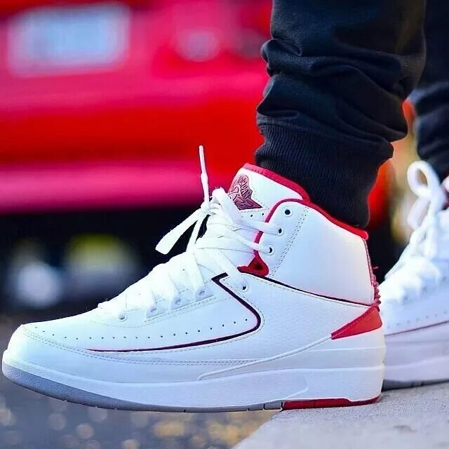 Nike Air Jordan 2 High. Nike Air Jordan 2 Retro. Nike Air Jordan Red White.