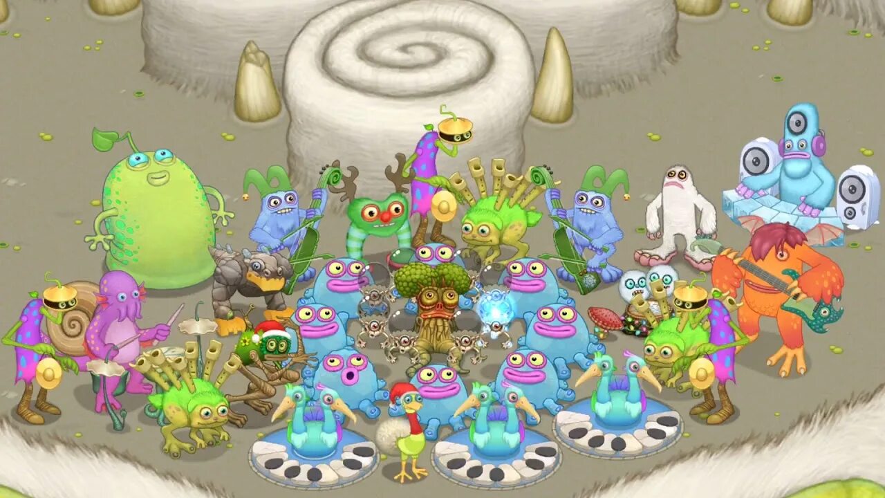 Сколько в игре my singing monsters. Май сингинг Монстерс. My singing Monsters острова. Вублины Брамп. Янтарные монстры my singing Monsters.