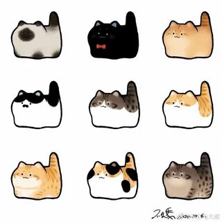 Стикеры котики для открытки из тик тока