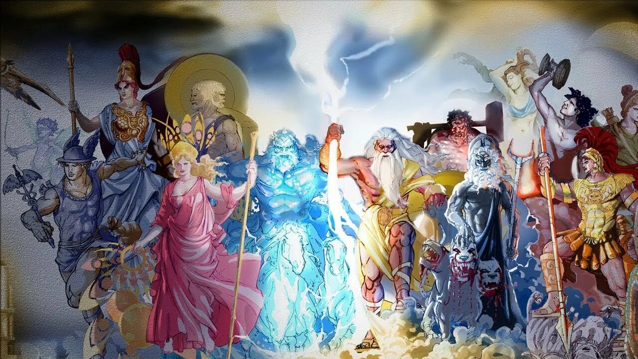 Греческая мифология боги олимпа. Los dioses. Los dioses. Олимп греческая мифология. Боги олимпа древней греции.