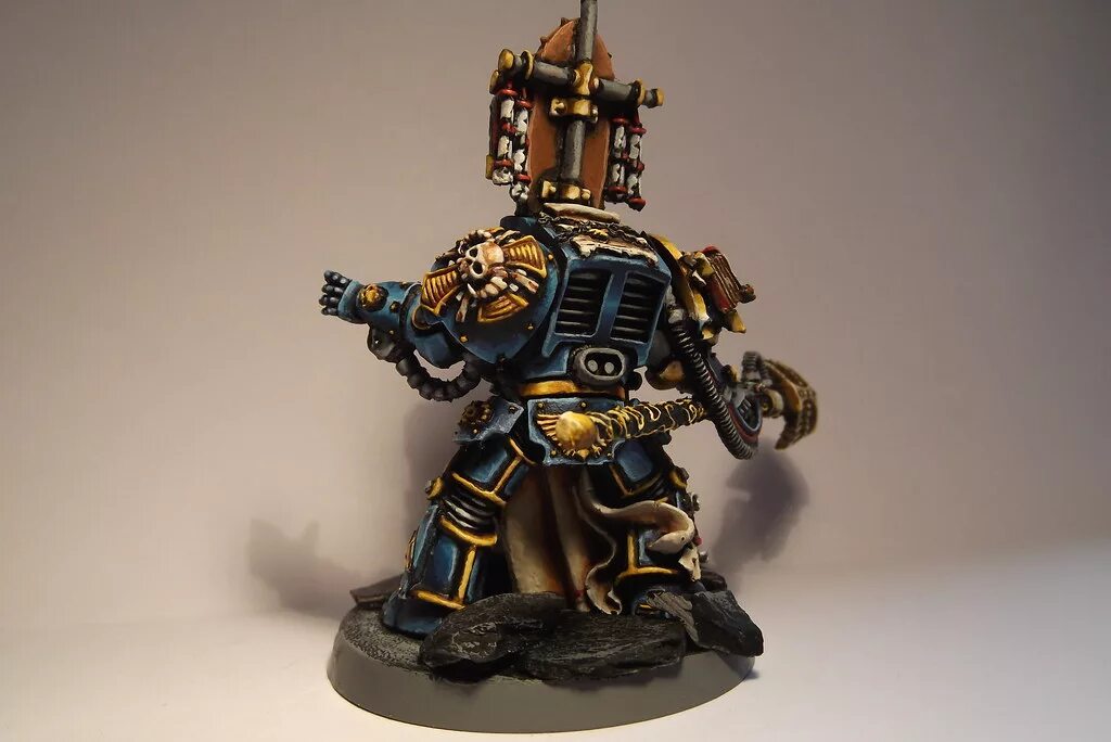 Warhammer 40000 Librarian in Terminator Armour. Space Marine Librarian in Terminator Armour. NMM бронза. Librarian in Terminator Armour.
