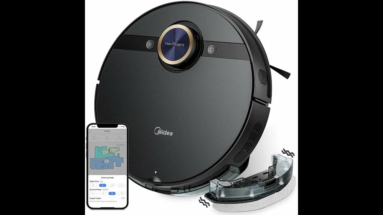 Midea M7 Pro Vibration Moping Robot Vacuum Review - YouTube