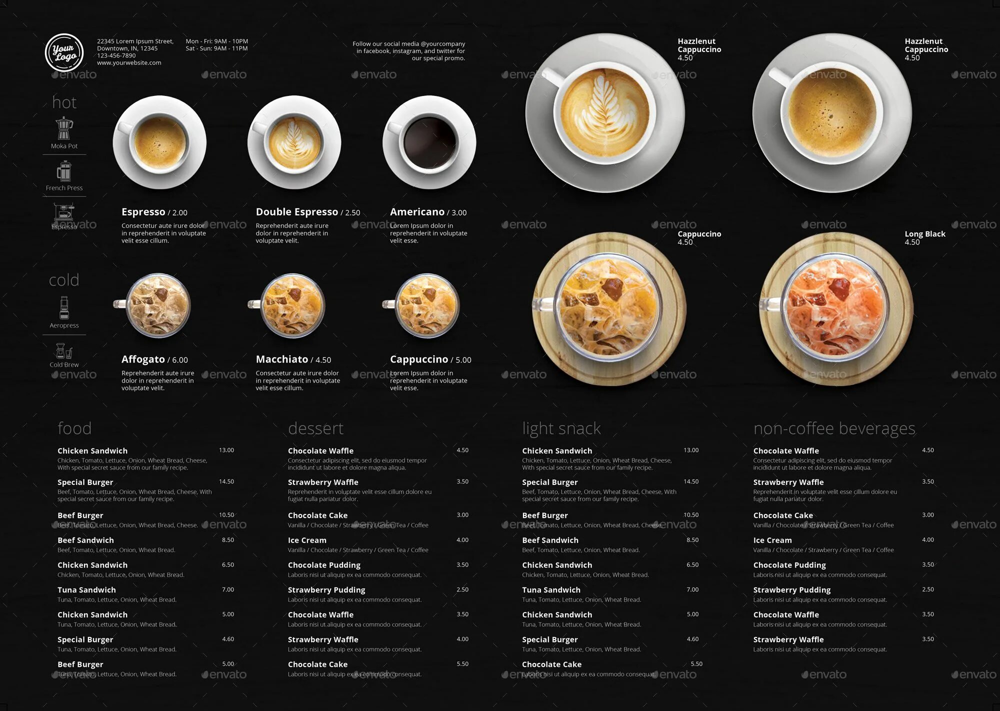 menuboard Coffee menu, Coffee shop menu, Cafe menu