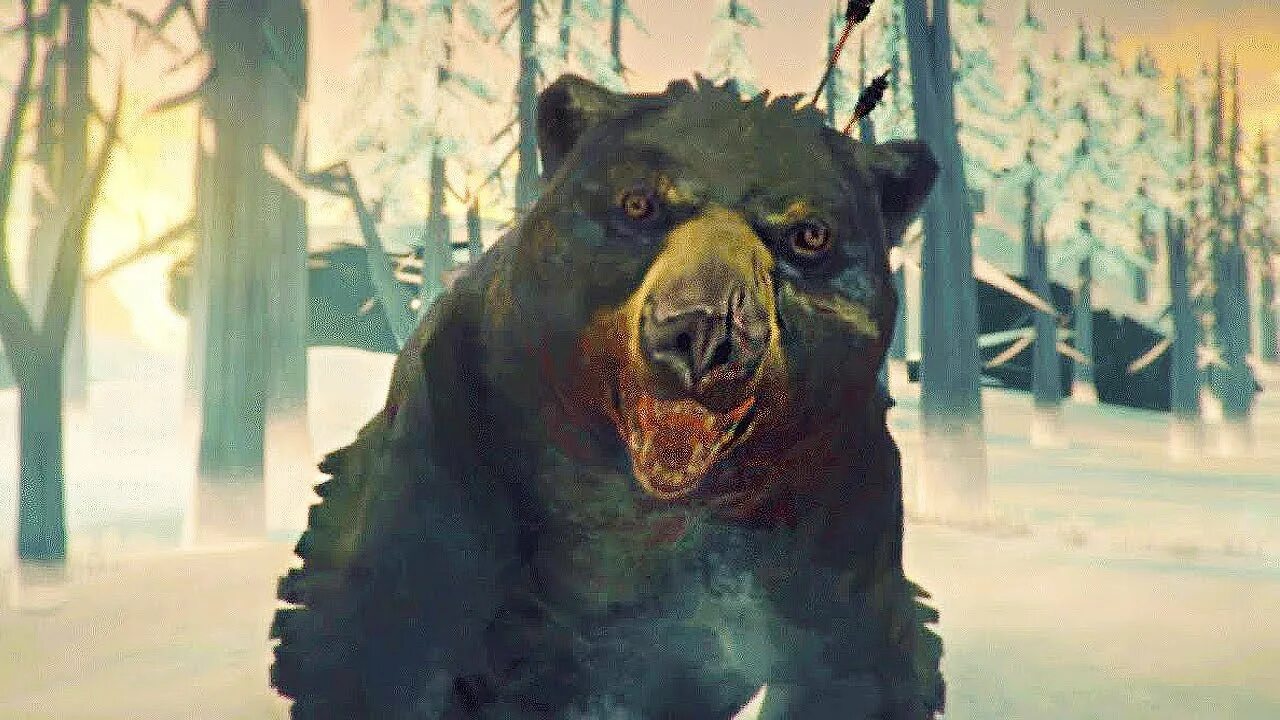 Добыча часть 1. Старина медведь the long Dark. Лонг дарк Логово медведя. Медведь из the long Dark. Матерый медведь the long Dark.