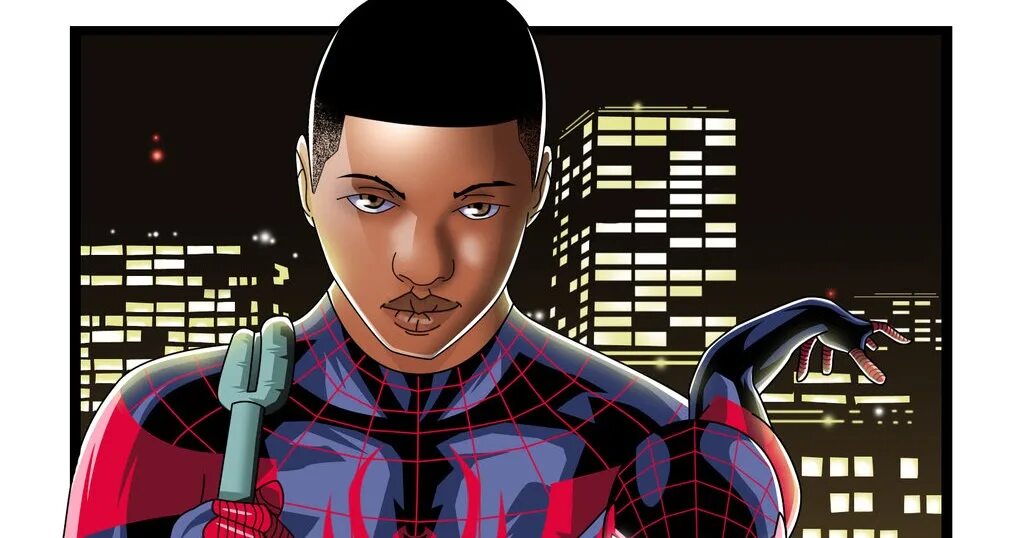 Miles morales русский язык. Майлз Моралес. Майлз Моралес 42. Майлз Моралес дрожрады.