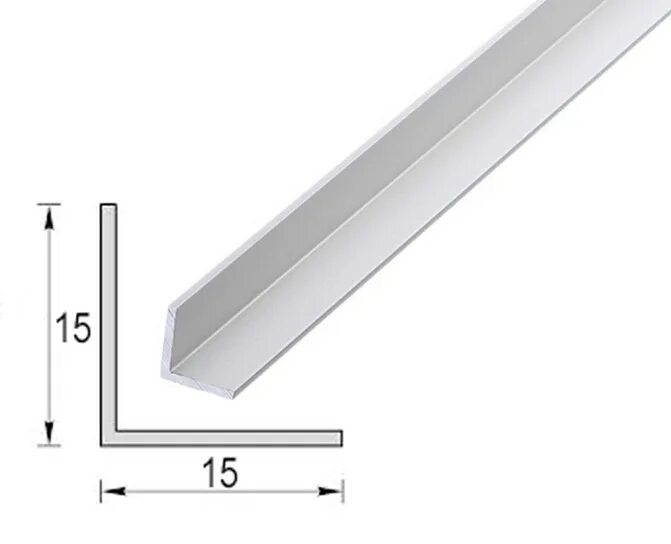 500. 515. Angled profile clip. 500. 2700.