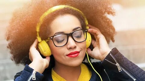 My sister listen to music every day