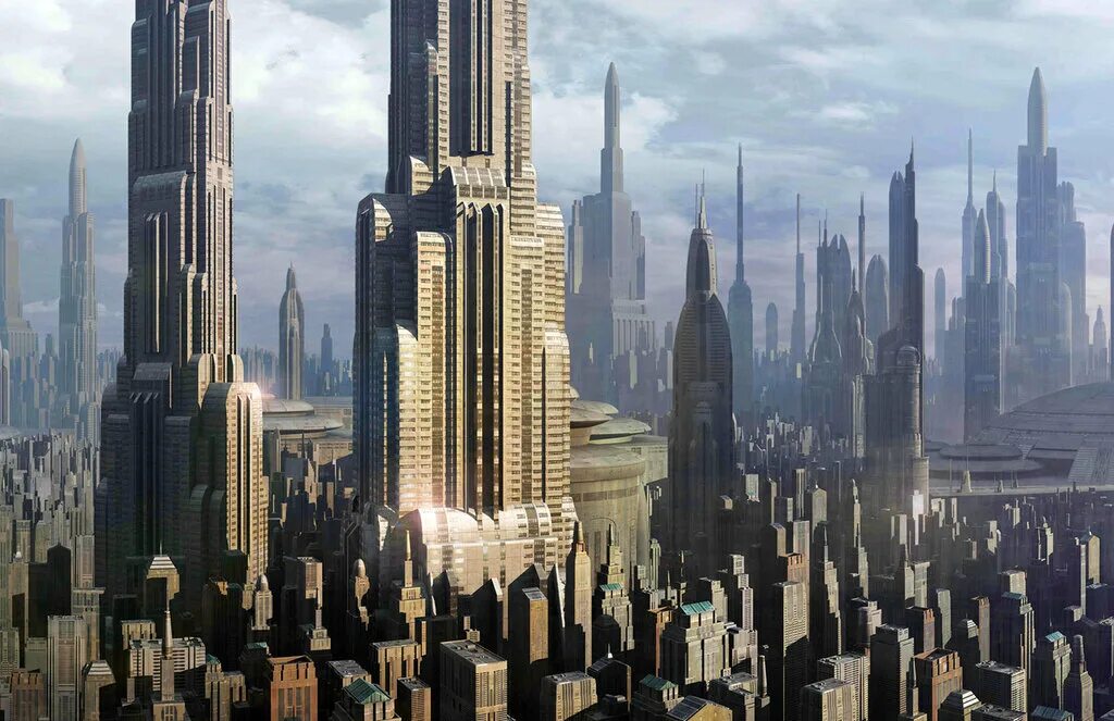 Стоящее будущее. Корусант Дубай. Экуменополис Доксиадиса. Корускант небоскребы. Планета Корусант небоскребы.